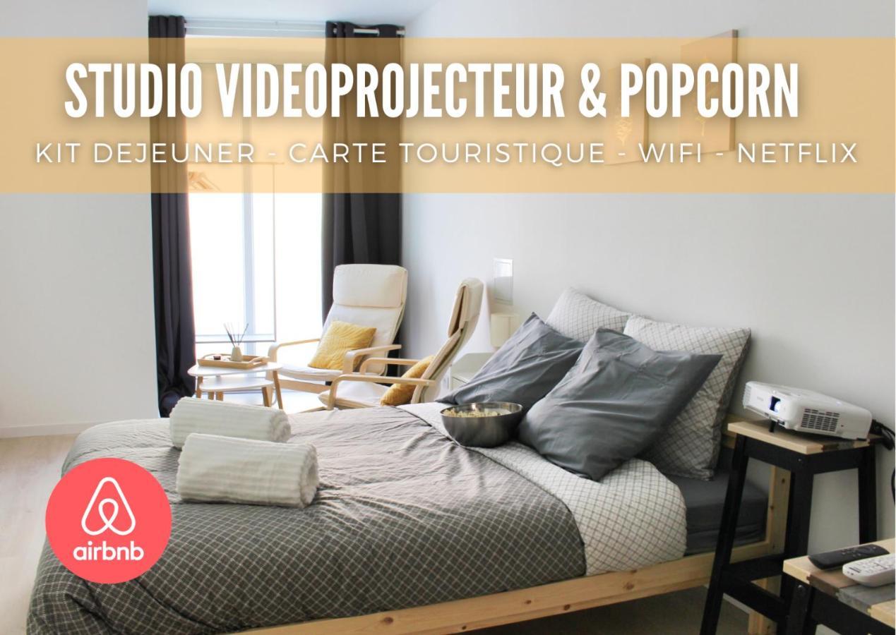 Studio Videoprojecteur & Popcorn - Proche Victoire Apartment Bordeaux Exterior foto